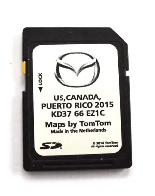 OEM Mazda Navigation SD CARD U.S.A. Map  2013 2014 2015 CX5 / CX-9 Mazda 6 • $59.95