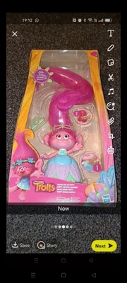 £12.50 • Buy Trolls DreamWorks Hair In The Air Poppy Doll Figure - Hasbro - BRAND NEW