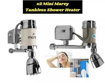 X2 New Marey Home Compact Tankless Shower Water Heater Mini Marey 110v 2.6kw  • $239.99