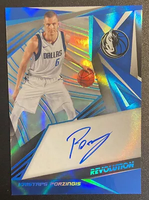 $85 • Buy KRISTAPS PORZINGAS 2019-20 Panini Revolution Infinite Autograph #18/25