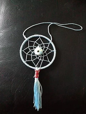 Handcrafted Evil Eye Protection Dream Catcher Car Mirror Hanging/wall Hanging  • £3