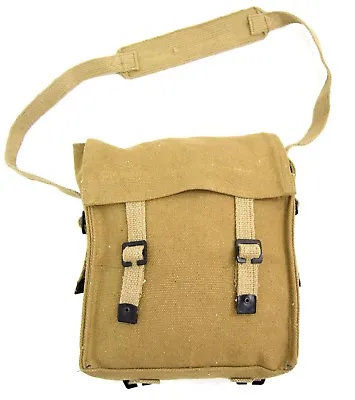 1937 Pattern Canvas Small Pack Bag Satchel Side Bag British Army Webbing 37 PAT • £11.99