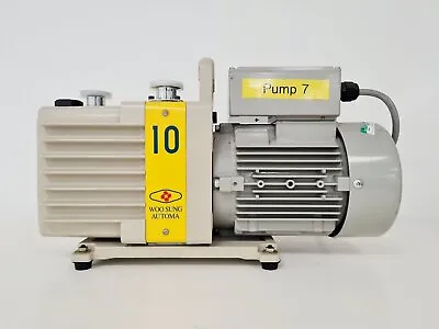 Woosung 10 W2V10 Oil Rotary High Vacuum Pump Lab • £375