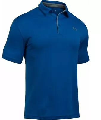 Under Armour Men's Golf Polo Men's Size 3XL Blue NWT • $22.99