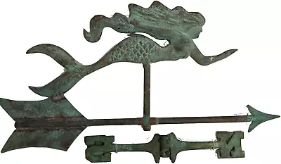 Good Directions | Mermaid Arrow Weathervane ✪new✪ Copper Rare Retired Verde Usa • $307.77