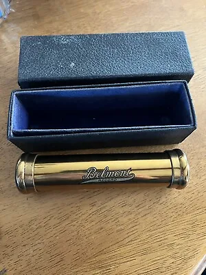 Vintage Belmont Record Brass Message Coffin Tube Or Time Capsule For Burial • $136