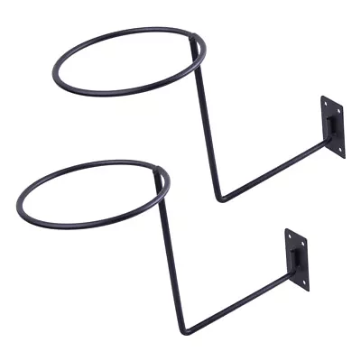 2x Motorcycle Helmet Holder Stand Motorbike Wall Mount Rack Hanger Display Acc • $73.59