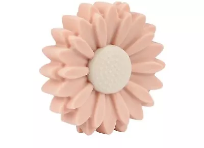 5Pcs Daisy Shape Loose Silicone Beads DIY Jewelry Necklace 20mm Peach • £5.27