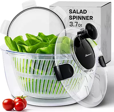 Joined Salad Spinner With Storage Lid Drain Bowl And Colander - Quick And And • $28.07