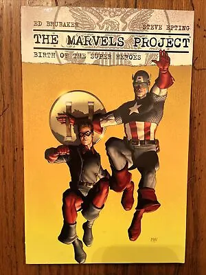 MARVELS PROJECT-Birth Of SUPER HEROES By Brubaker Marvel TPB CAP AMERICA. DD/EE • £5.46