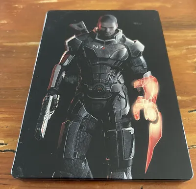 Mass Effect 3 - N7 Collectors Edition - Steel Book + 2 Game Discs - Xbox 360 • $9.60