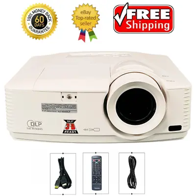 Mitsubishi WD570U DLP Meeting Room Projector 3500 ANSI HD 1080p HDMI Bundle • $144.50