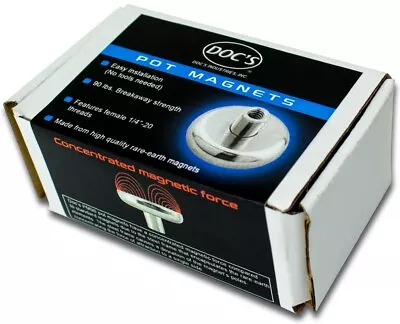 1/4-20 Female Magnetic Mount Box Of 10 ~ PM90 • $57.95