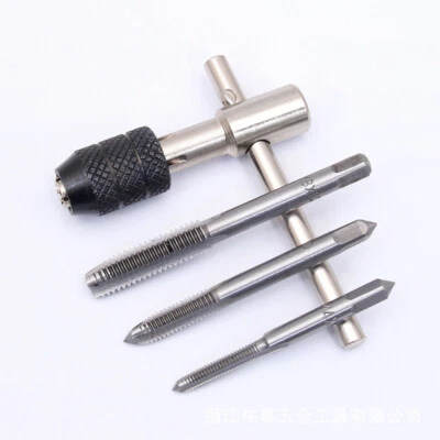 £4.99 • Buy New 6Pcs Tap Wrench & Chuck Set Tool T-Handle Metric M3 M4 M5 M6 M8 And Die UK
