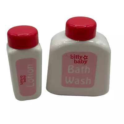 American Girl Bitty Baby Bitty’s Bath Wash Lotion Bottles  Set Of 2 • $12.95