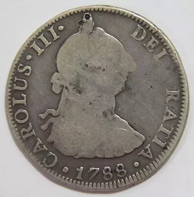 Mexico 1788 4 Reales King Charles Iii Colonial Silver World Coin 🌈⭐🌈 • $34