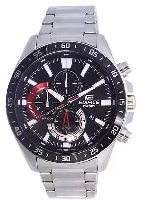 Casio Edifice Analog Chronograph Stopwatch Date EFV-620D-1A4V 100M Mens Watch • $156.74