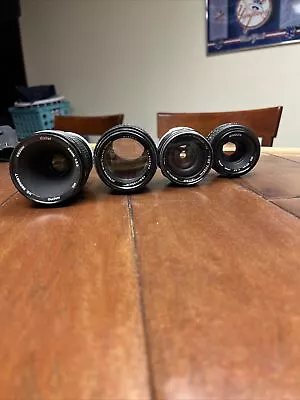 Vintage Camera Lens Lot Canon AE-1 • $20.50