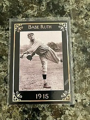 Babe Ruth 1915 Red Sox Rookie Year Monarch Corona Heritage Series #41/50  • $37.50