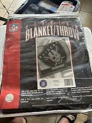 Oakland Raiders Stadium Blanket Throw  60”x 50” New • $70