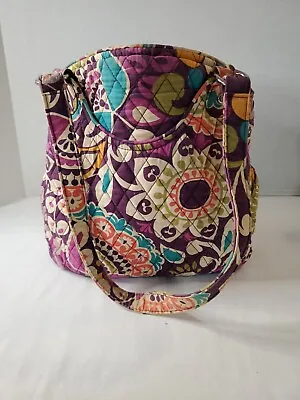 Vera Bradley Glenna Shoulder Bag Purse  Plum Crazy   • $24.99