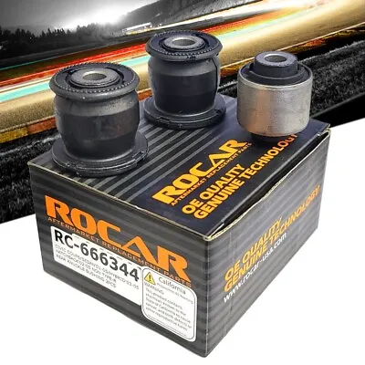 Rocar 3Pcs Bolt-On Rear Knuckle Bushing For 01-05 Civic/02-06 CR-V/03-11 Element • $45.87