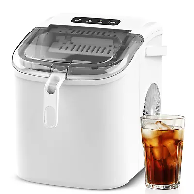 Portable Ice Maker Commercial Machine Ice Cube 12kg/24 Hr Bar Countertop White • $119.90