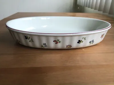 Villeroy & Boch Petite Fleur Oval Baker Baking Dish 11  • $45