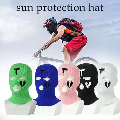 Balaclava Full Face Mask Men Women Cycling Ski Winter Bike Neck Warm Motor B1P3 • $15.93