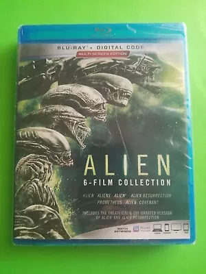 NEW - Alien: 6-Film Collection (Blu-ray + Digital Code) Free ShipN! • $23.88