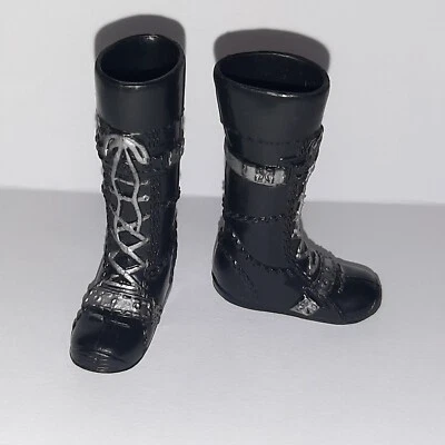 £7.85 • Buy Vintage BRATZ Black Boots W/Silver BOYZ?  Michael Jackson