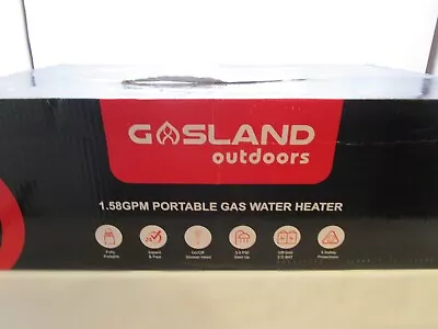 Gasland Outdoors BS158 1.58GPM 6L Portable Gas Tankless Water Heater RV Off Grid • $147.92