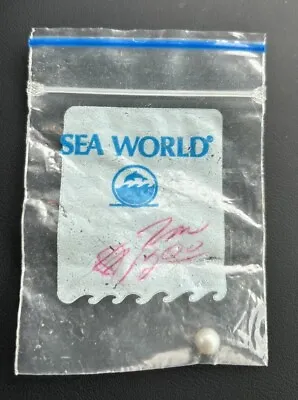 Sea World Vintage Loose Cultured Pearl Undrilled 7mm 1980s Cream Natural Smooth • $15