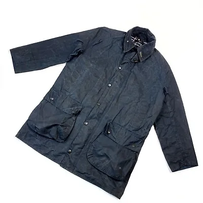 $135 • Buy Men’s Barbour A205 Border Navy Waxed Jacket Wax Coat M / C40/102cm