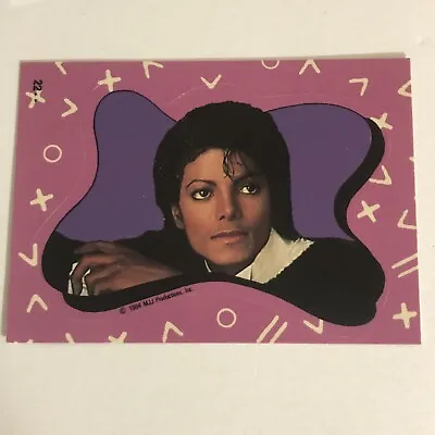 Michael Jackson Trading Card Sticker 1984 #22 • $2.25