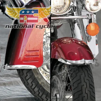National Cycle Front Chrome 2-Piece Front Fender Tips For 2003-2009 Honda VTX13 • $174.41
