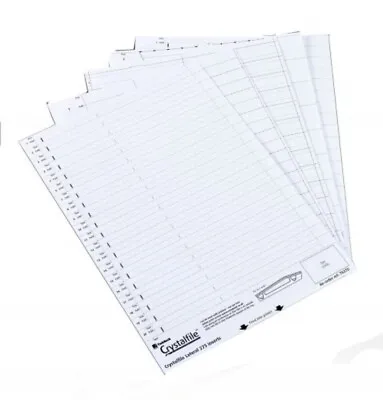 Rexel Printable Inserts For Crystalfile Classic Linked Suspension Files Top Tabs • £82.87