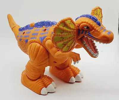 Imaginext Mattel Dinosaur 2006 Surge Filled Raptor Frilled Orange & Purple EWC • $64.99