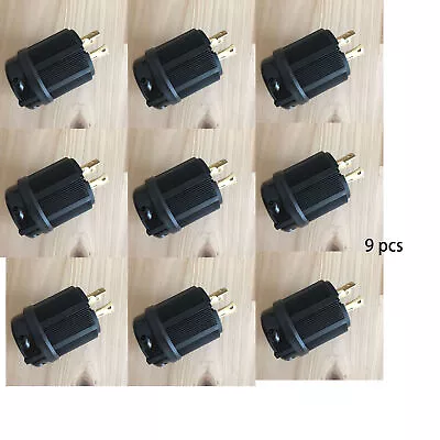 9pcs X L15-30 Plug NEMA L15-30P Locking Plug Rated For 30A 250V  UL • $54.88