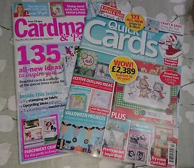 Two Card Making Magazines • £1.25