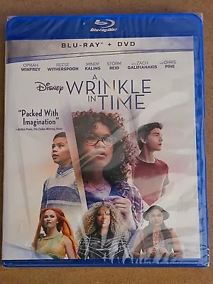 A Wrinkle In Time Blu Ray And DVD - New Sealed • $12