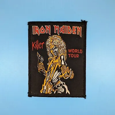 Iron Maiden Killers World Tour Official Vintage Woven Patch Metal Band • $15