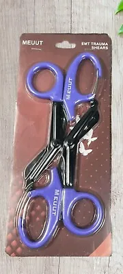 MEUUT 2 Pack EMT Trauma Shears Bandage Scissors Medical  Purple NEW • $9.99