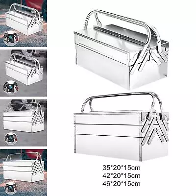 Tool Box Emergency Repairs Chest Electrician Repairs Box Dividers Tool Organizer • £72.23