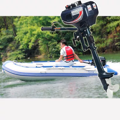 HANGKAI 2 Stroke 3.5 HP Outboard Motor CDI Water Cooling Boat Engine Motor • $400