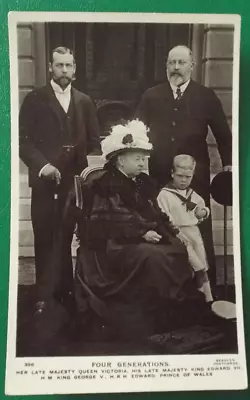 QUEEN VICTORIAFOUR GENERATIONS. OLD R.P.POSTCARD Great Condition • £6