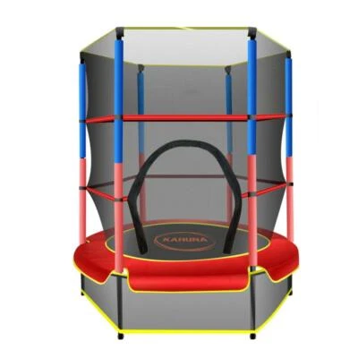 $299 • Buy 4.5ft Kahuna Mini Trampoline Round Free Safety Net Spring Pad Cover Mat Outdoor