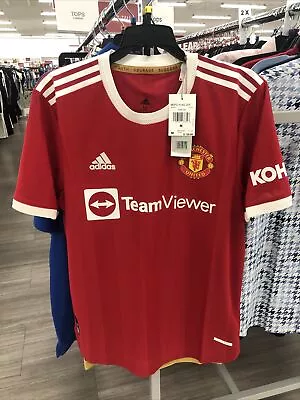 Adidas Manchester United 21/22 Home Authentic Men's Jersey - Real Red Size M • $40