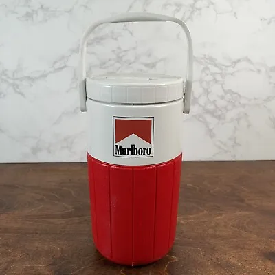 VTG Marlboro Coleman Water Jug Insulated Cooler 2 Liter Pour Spout 90s 5590 • $39.08