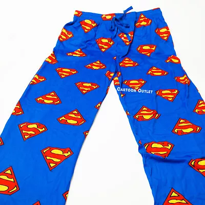 Superman Men’s Pajama Pants Size L Loungewear Gift New PJ • $14.99